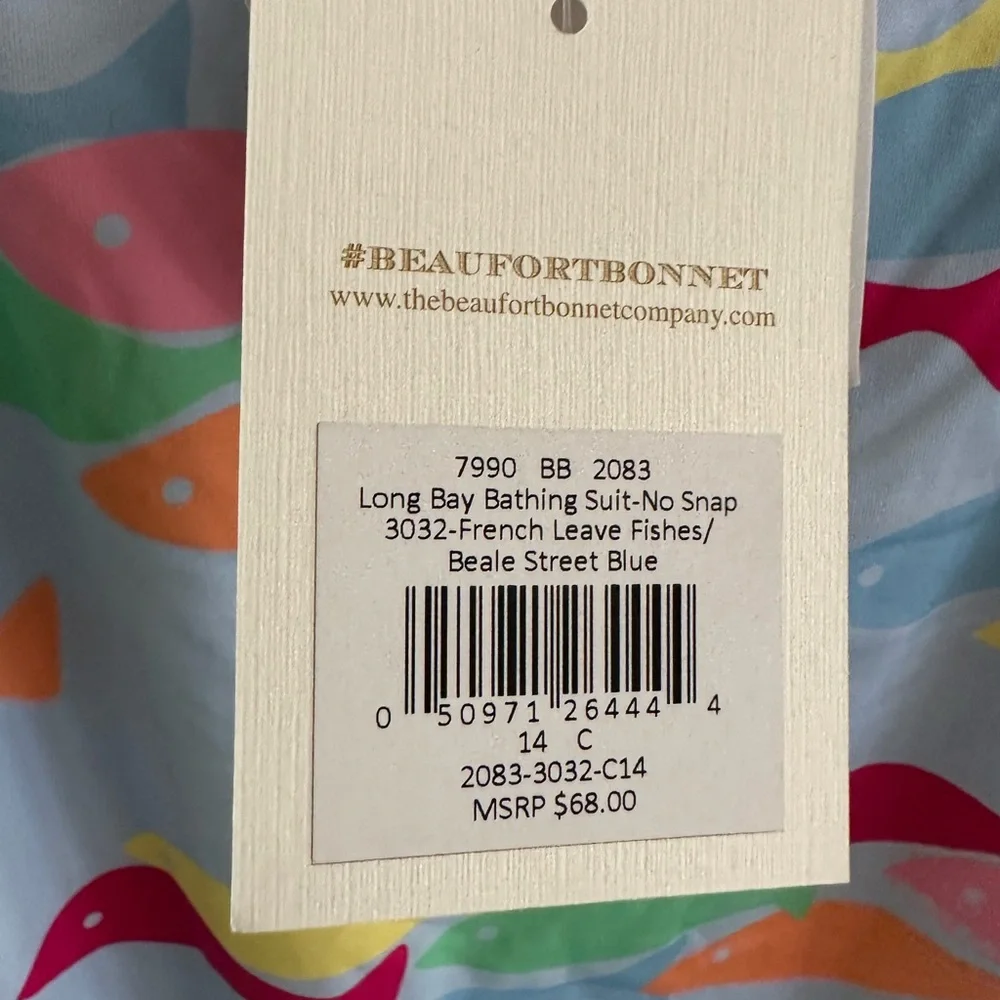 💙5/$25💙HP The Beaufort Bonnet Company Long Bay Bathing Suit NWT - Picture 5 of 5